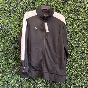 Mens Jordan full zip up jacket black size large new with tags